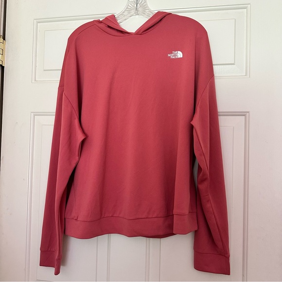 The North Face Women’s Rose Pink Hooded Pullover Dri-Fit Top Size XXL 2XL - Picture 3 of 6